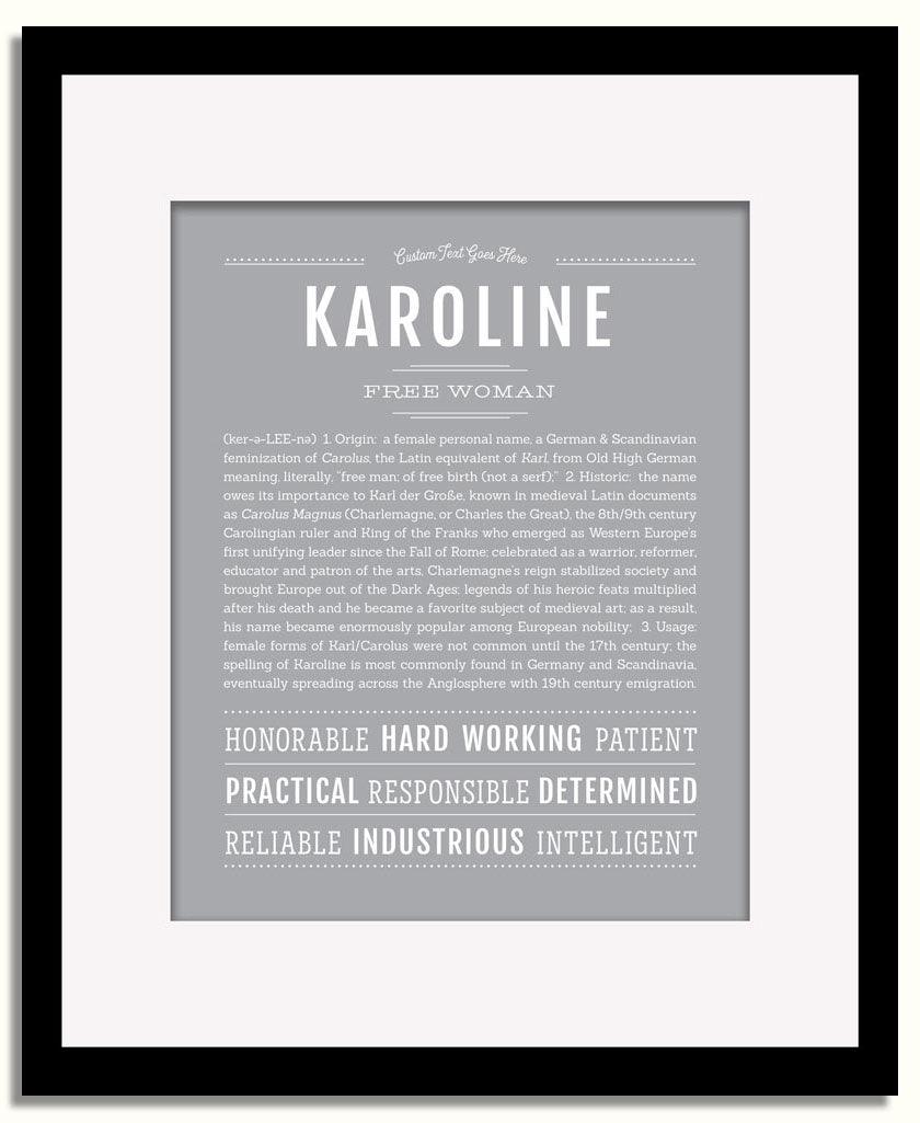 Frame Options | Sage | Black Frame, Matted