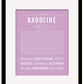 Frame Options | Lilac | Black Frame, Matted