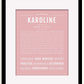 Frame Options | Dusty Rose | Black Frame, Matted