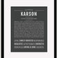 Frame Options | Charcoal Gray | Black Frame, Matted