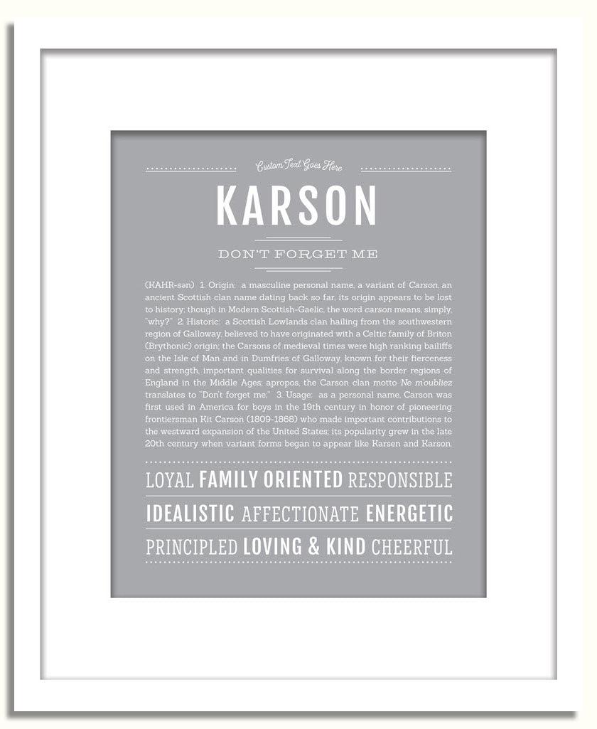 Frame Options | Light Gray | White Frame, Matted