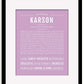 Frame Options | Lilac | Black Frame, Matted