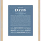 Karson | Name Art Print