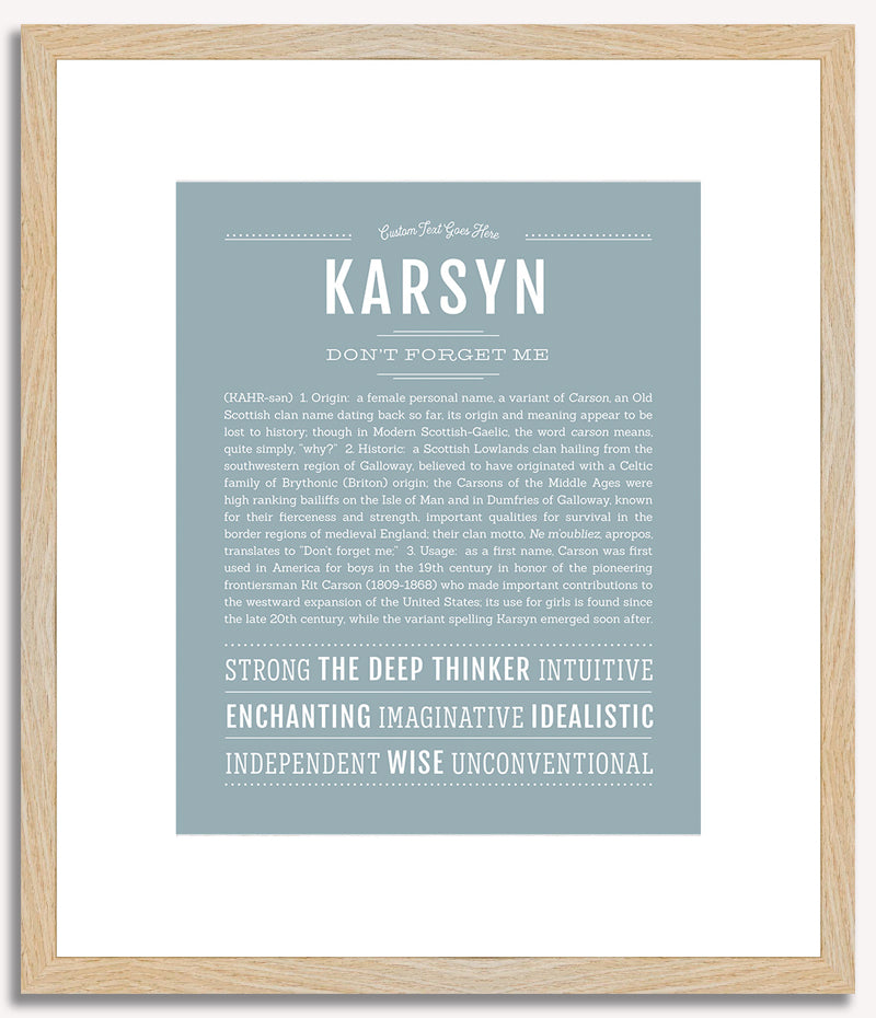 Karsyn | Name Art Print