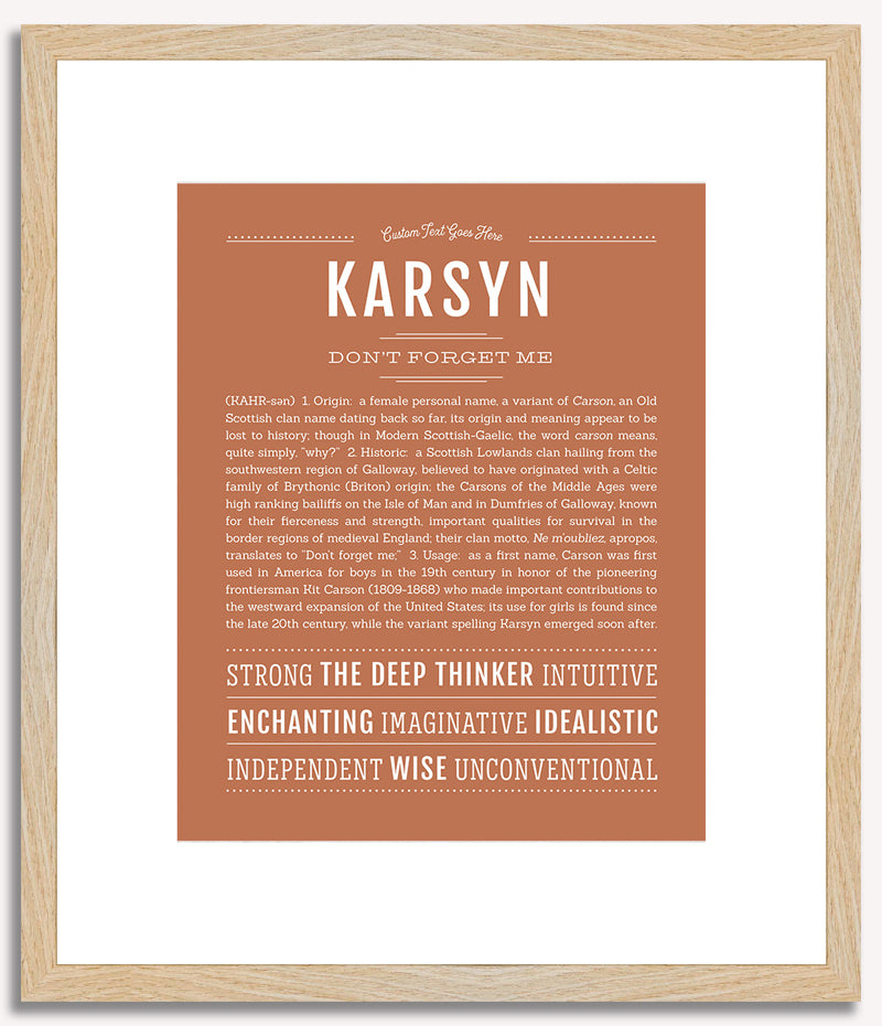 Karsyn | Name Art Print