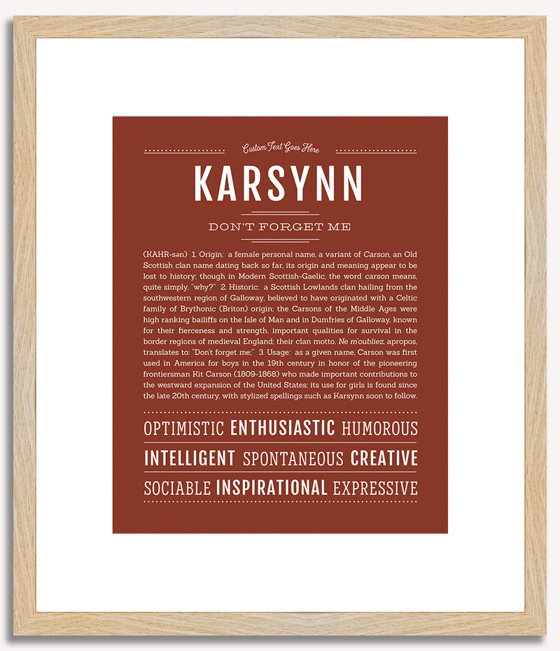 Karsynn | Name Art Print