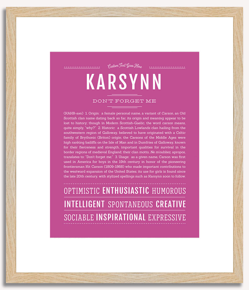 Karsynn | Name Art Print