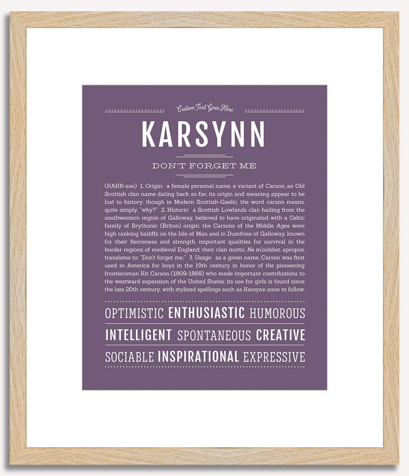 Karsynn | Name Art Print