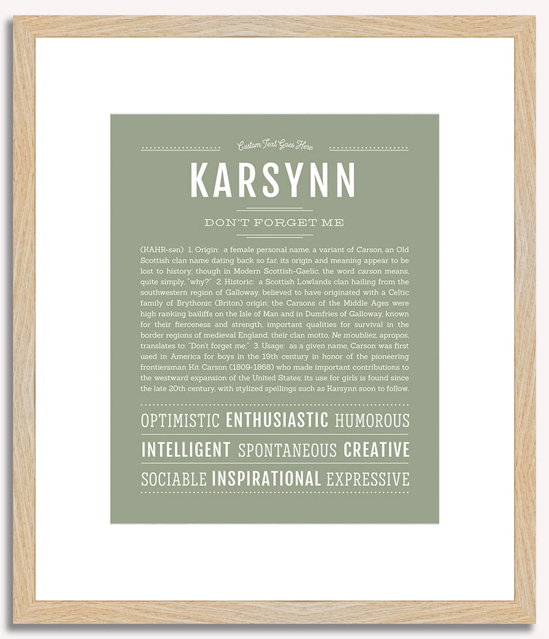 Karsynn | Name Art Print