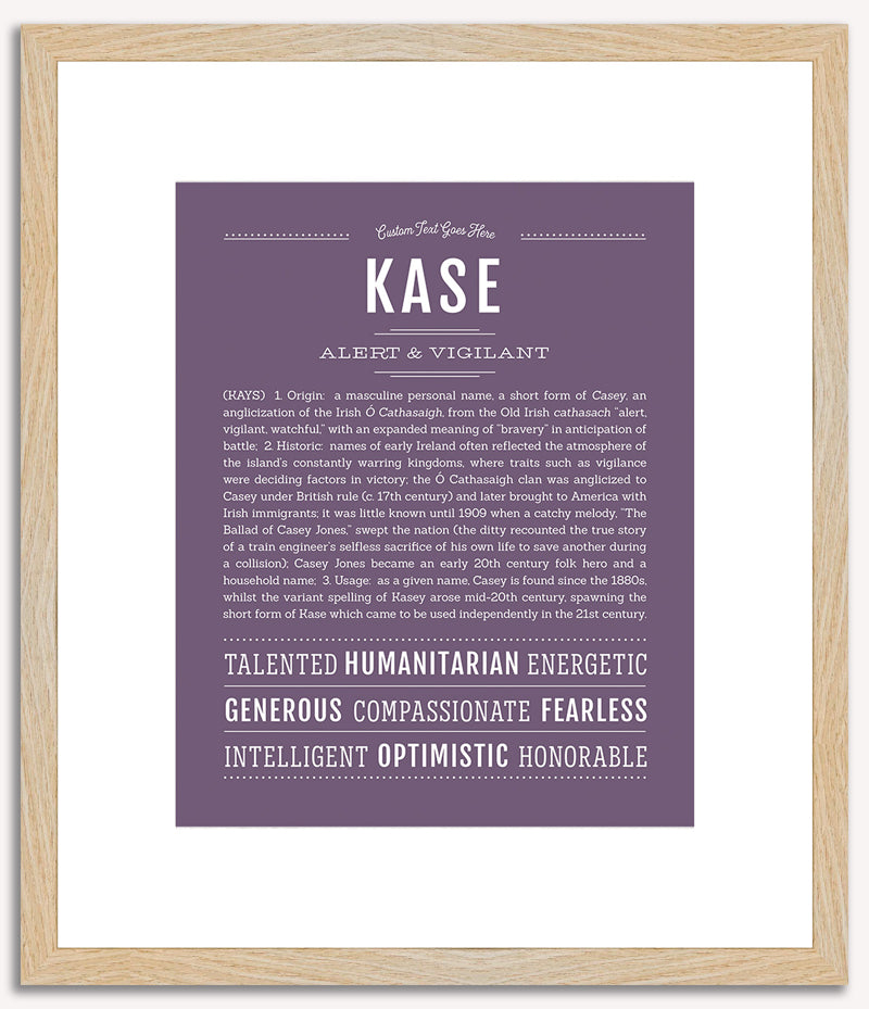 Kase | Name Art Print