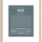 Kase | Name Art Print