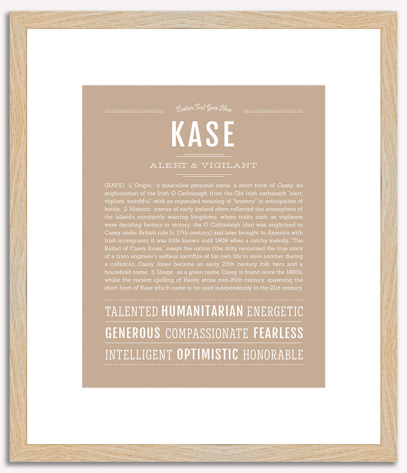 Kase | Name Art Print