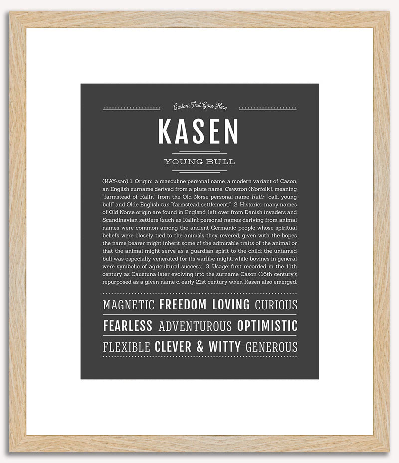 Kasen | Name Art Print