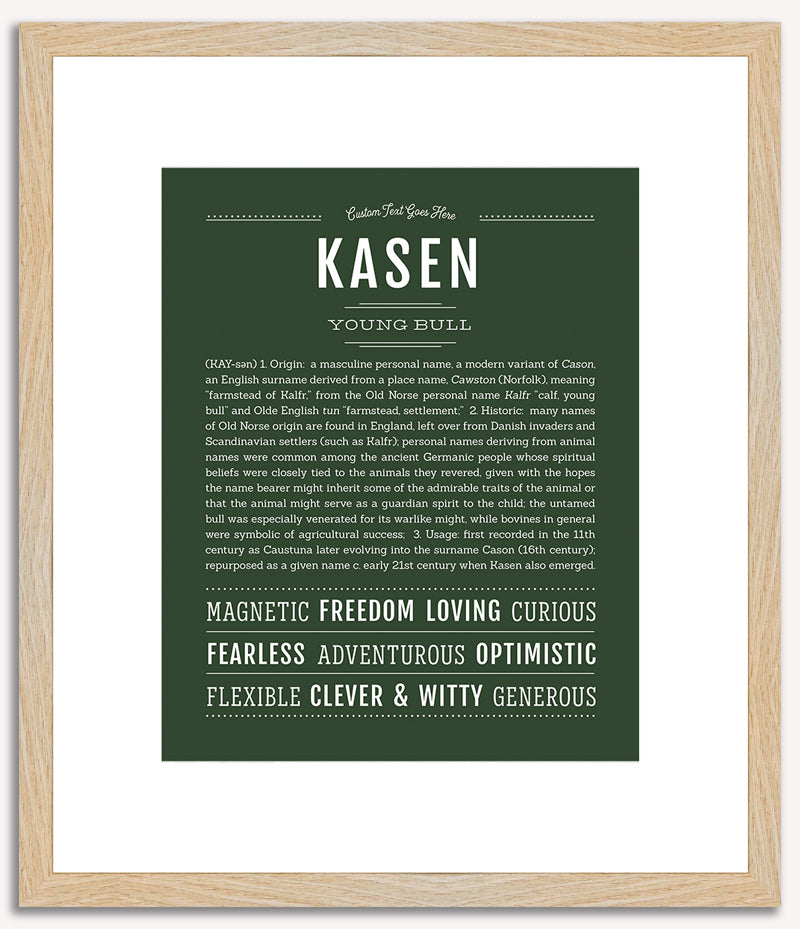 Kasen | Name Art Print