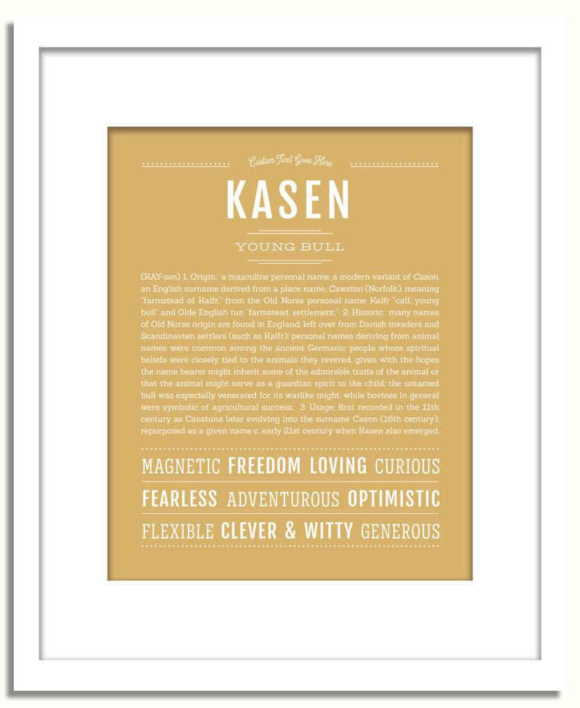 Frame Options | Matte Gold | White Frame, Matted