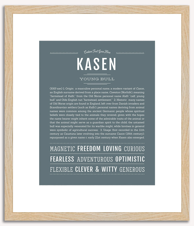 Kasen | Name Art Print