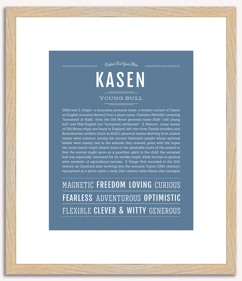 Kasen | Name Art Print