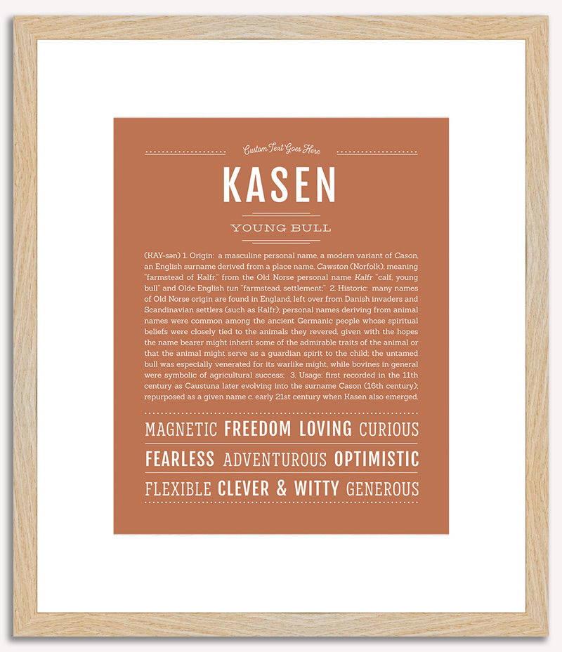 Kasen | Name Art Print