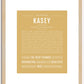 Kasey (female) | Name Art Print