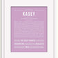 Frame Options | Lilac | White Frame, Matted