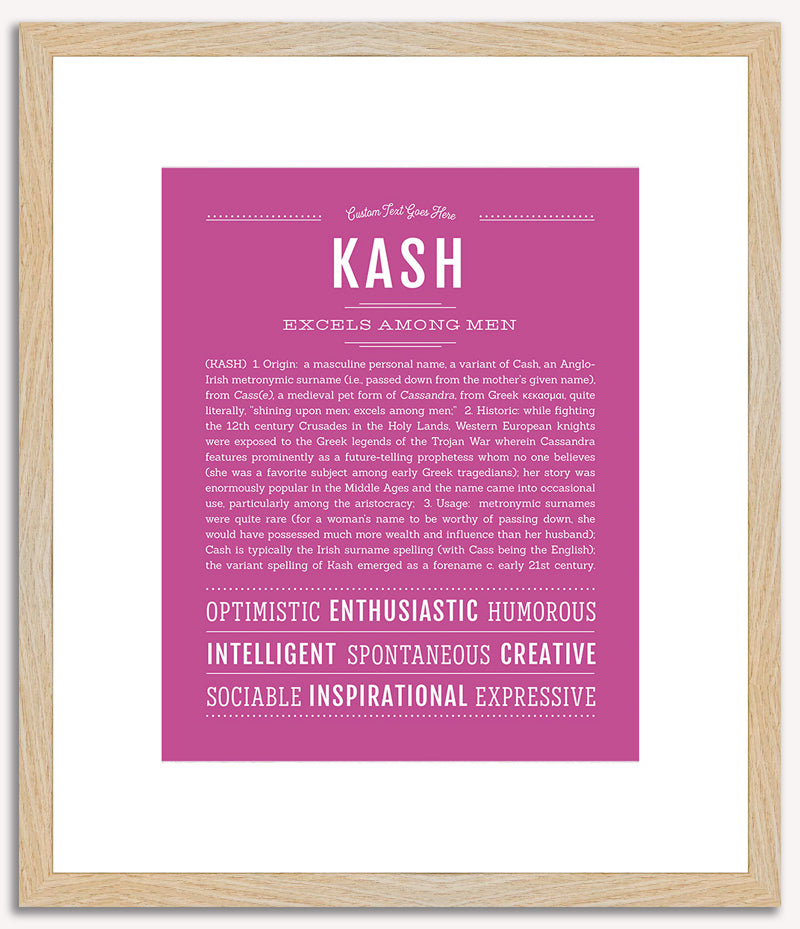 Kash | Name Art Print