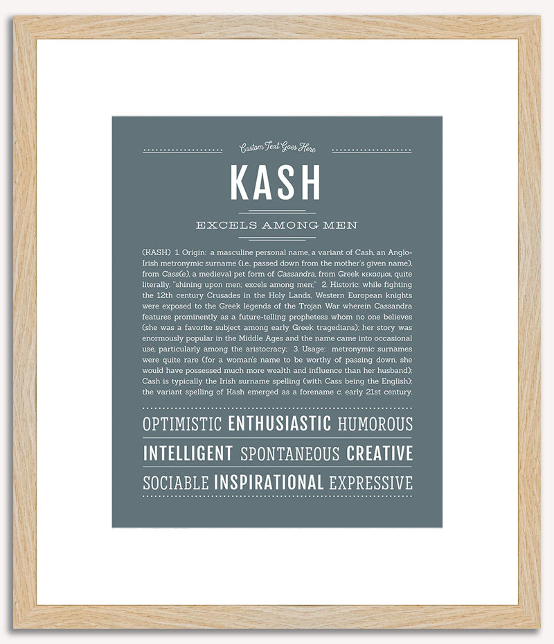 Kash | Name Art Print