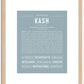 Kash | Name Art Print