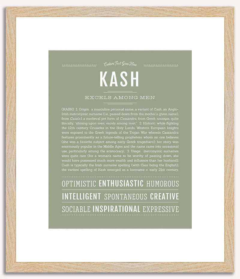 Kash | Name Art Print