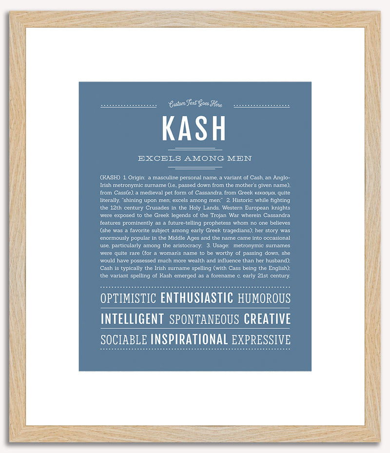 Kash | Name Art Print