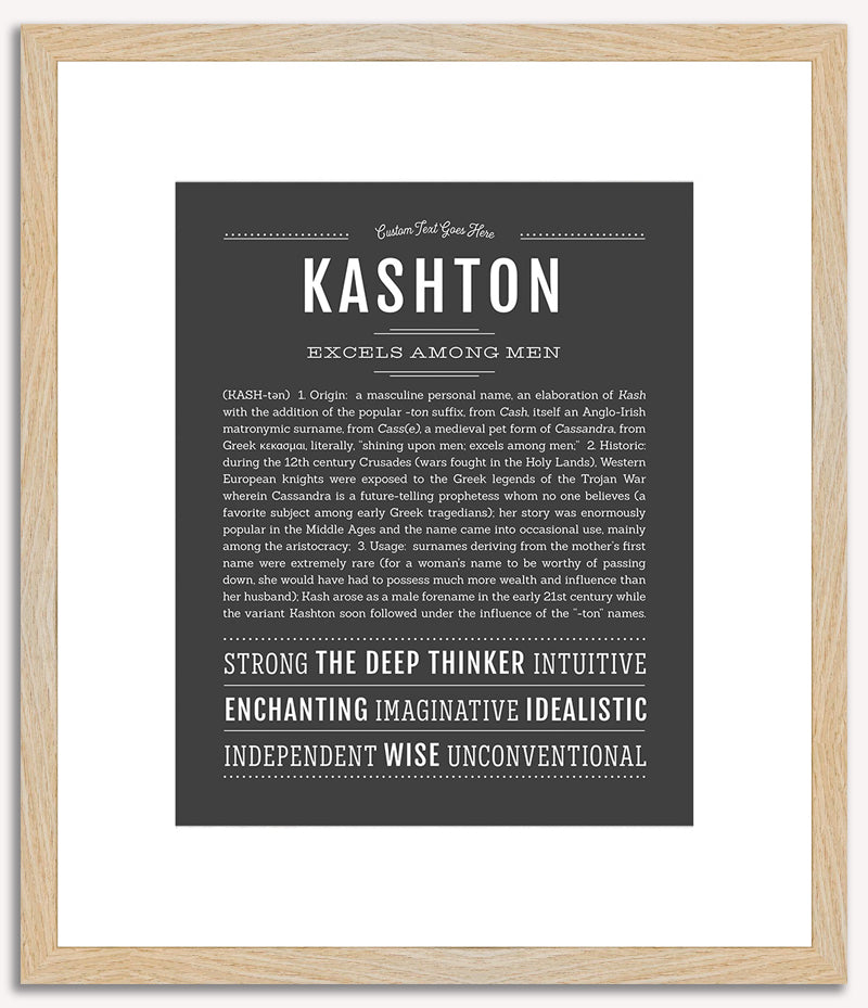 Kashton | Name Art Print