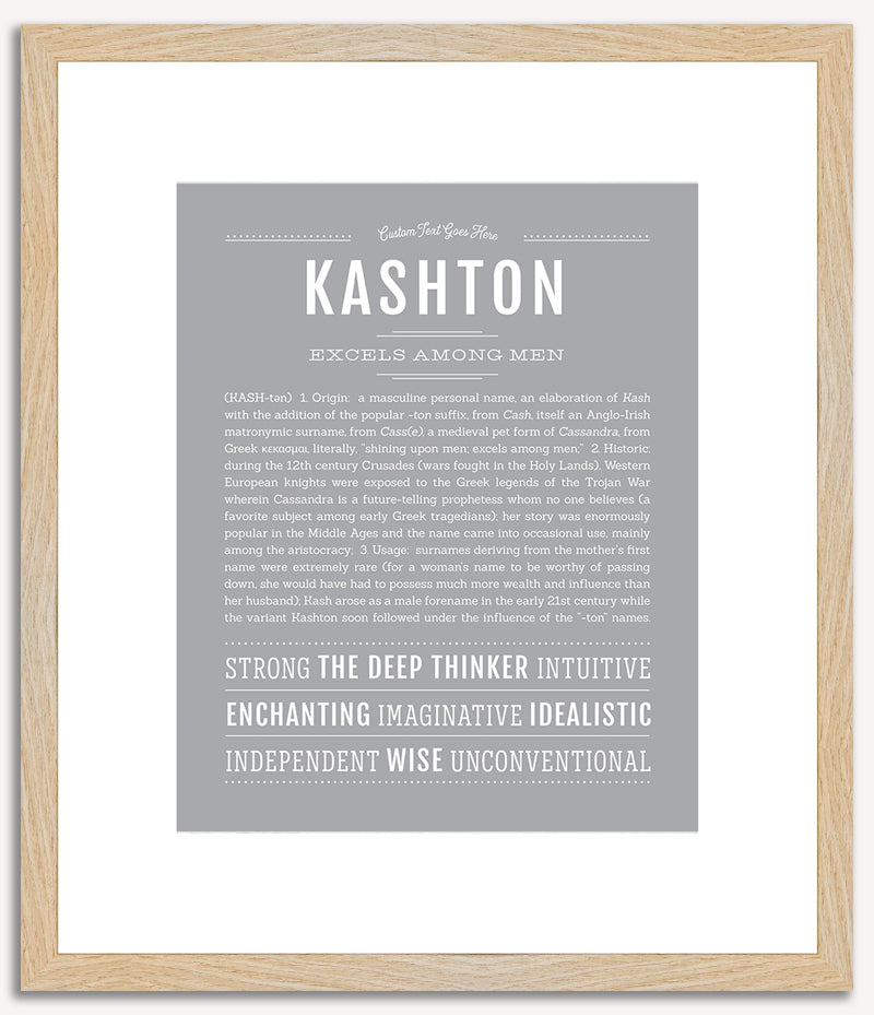 Kashton | Name Art Print