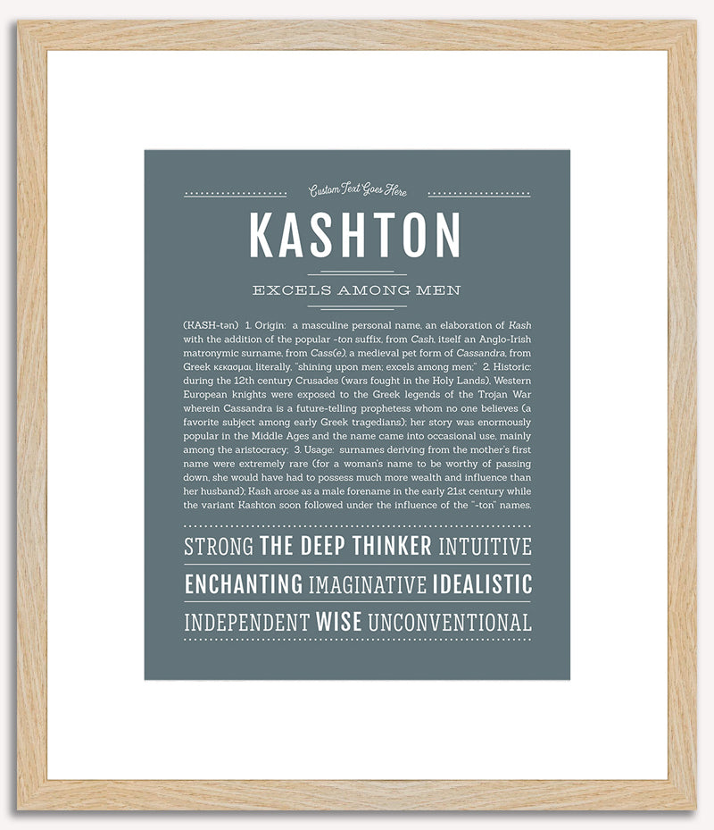 Kashton | Name Art Print