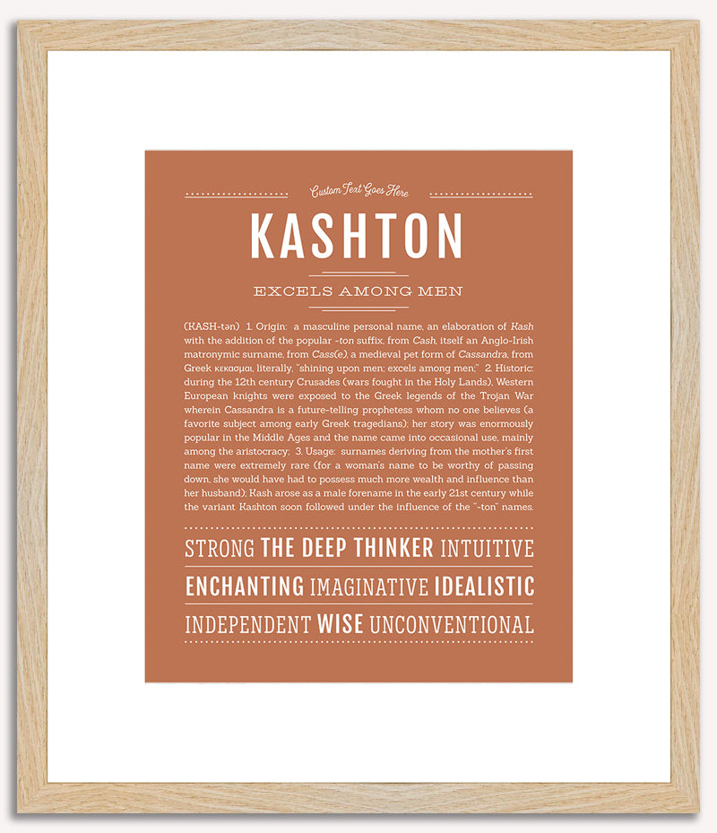 Kashton | Name Art Print