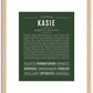 Kasie | Name Art Print