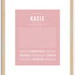 Kasie | Name Art Print