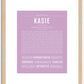 Kasie | Name Art Print