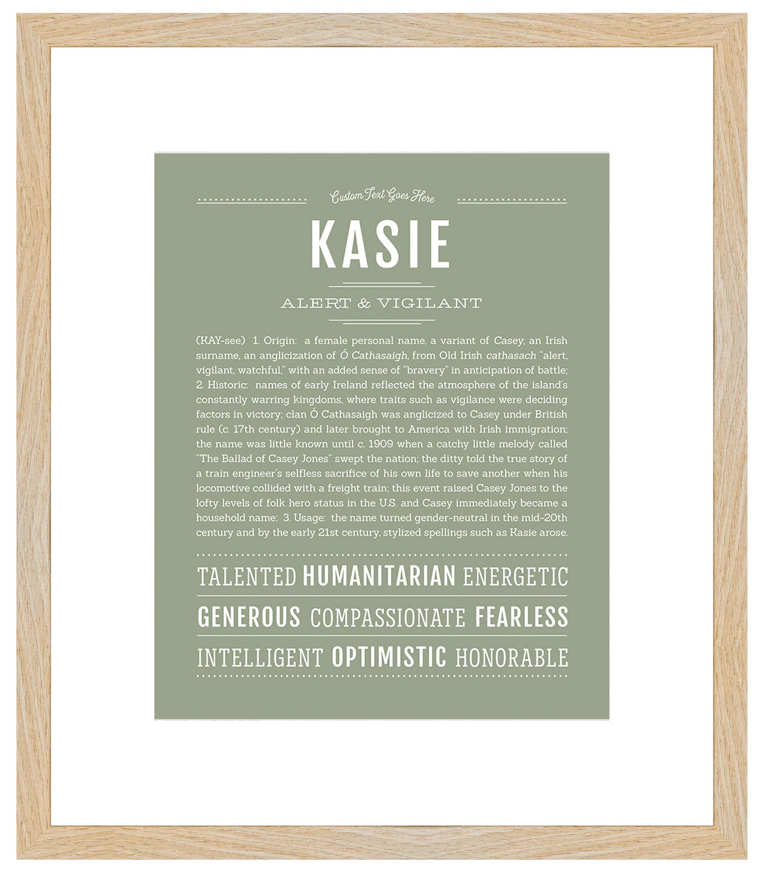 Kasie | Name Art Print