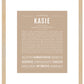 Kasie | Name Art Print