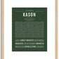 Kason | Name Art Print