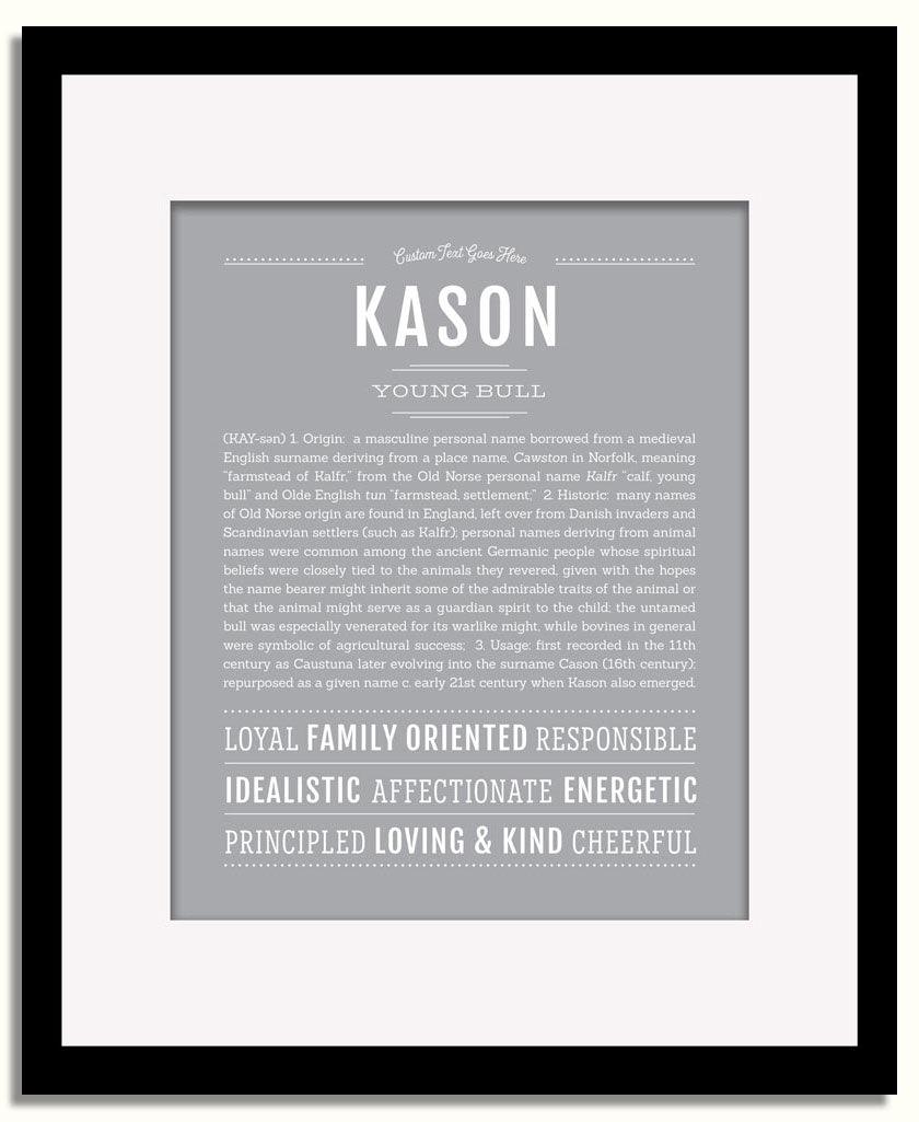 Frame Options | Sage | Black Frame, Matted