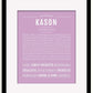 Frame Options | Lilac | Black Frame, Matted