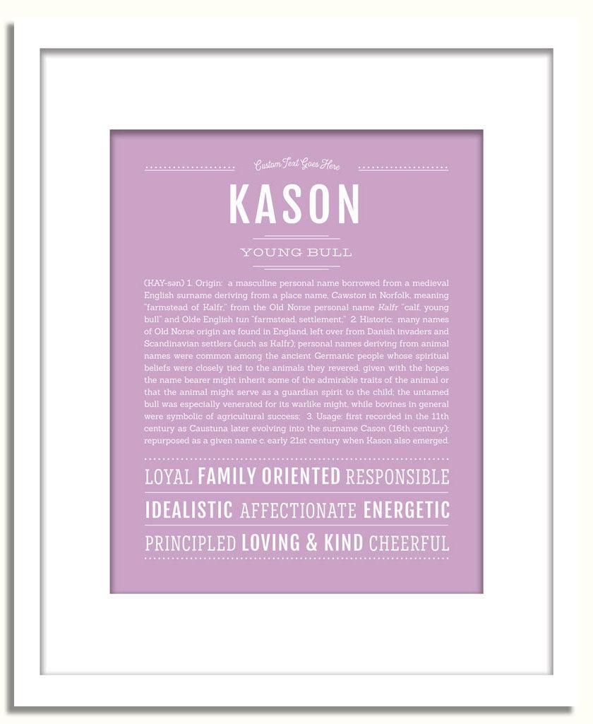 Frame Options | Lilac | White Frame, Matted