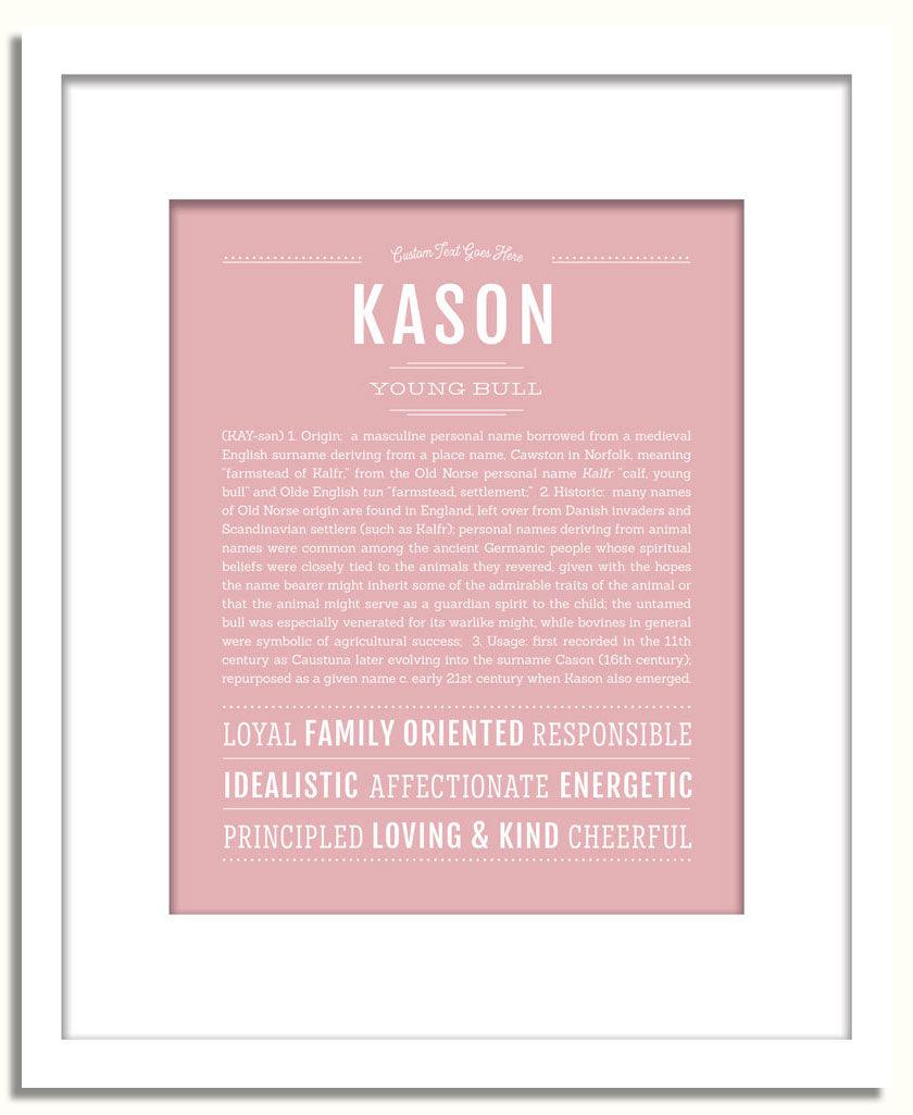 Frame Options | Dusty Rose | White Frame, Matted