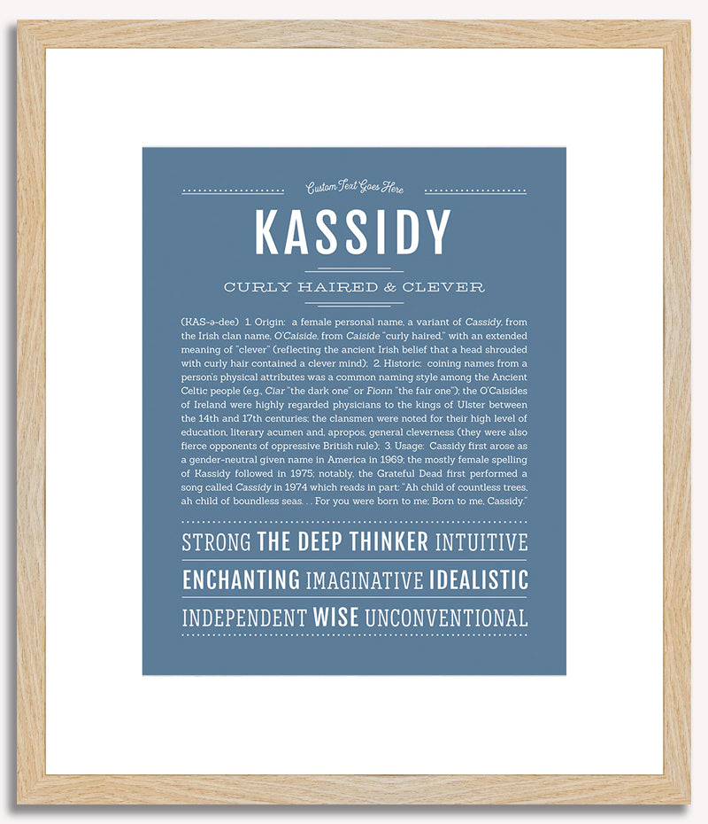 Kassidy | Name Art Print