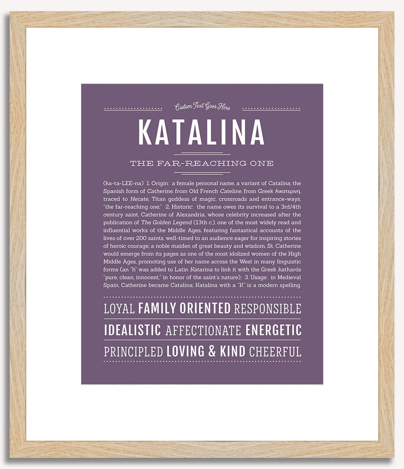 Katalina | Name Art Print