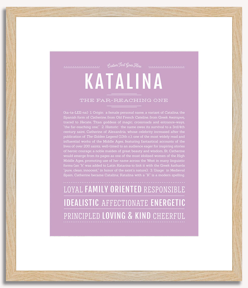 Katalina | Name Art Print