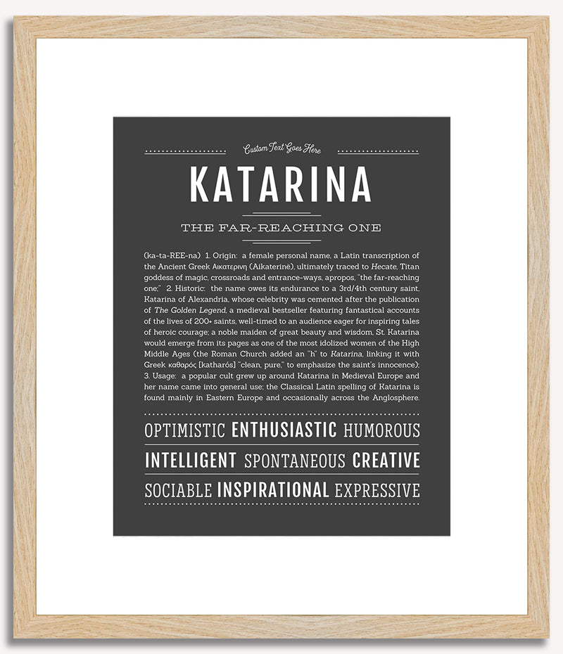 Katarina | Name Art Print