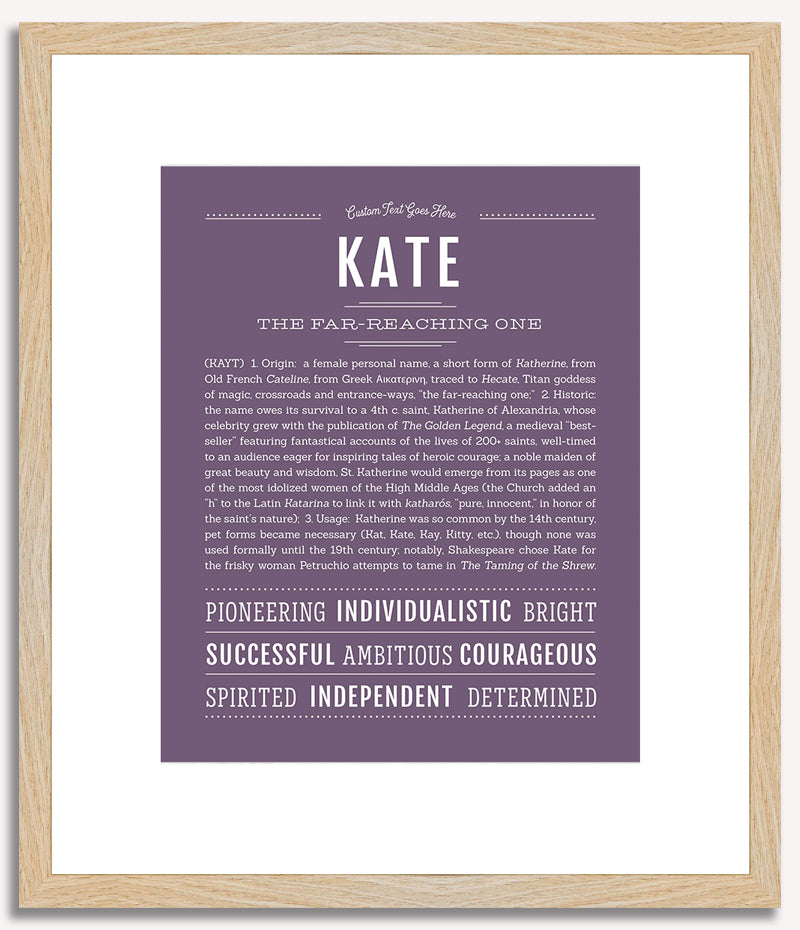 Kate | Name Art Print