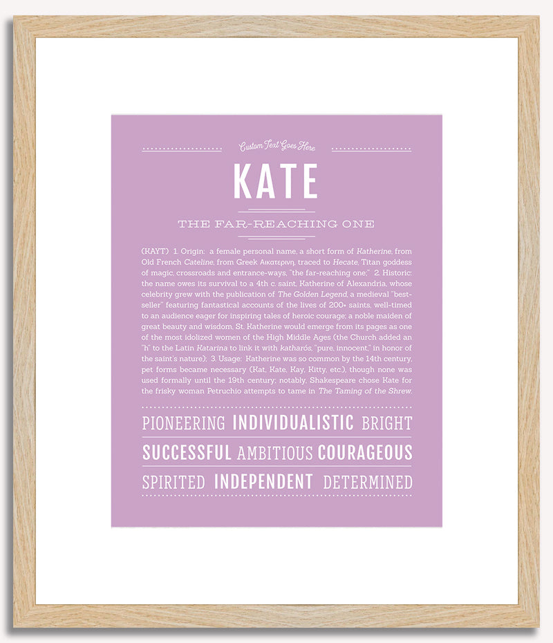 Kate | Name Art Print