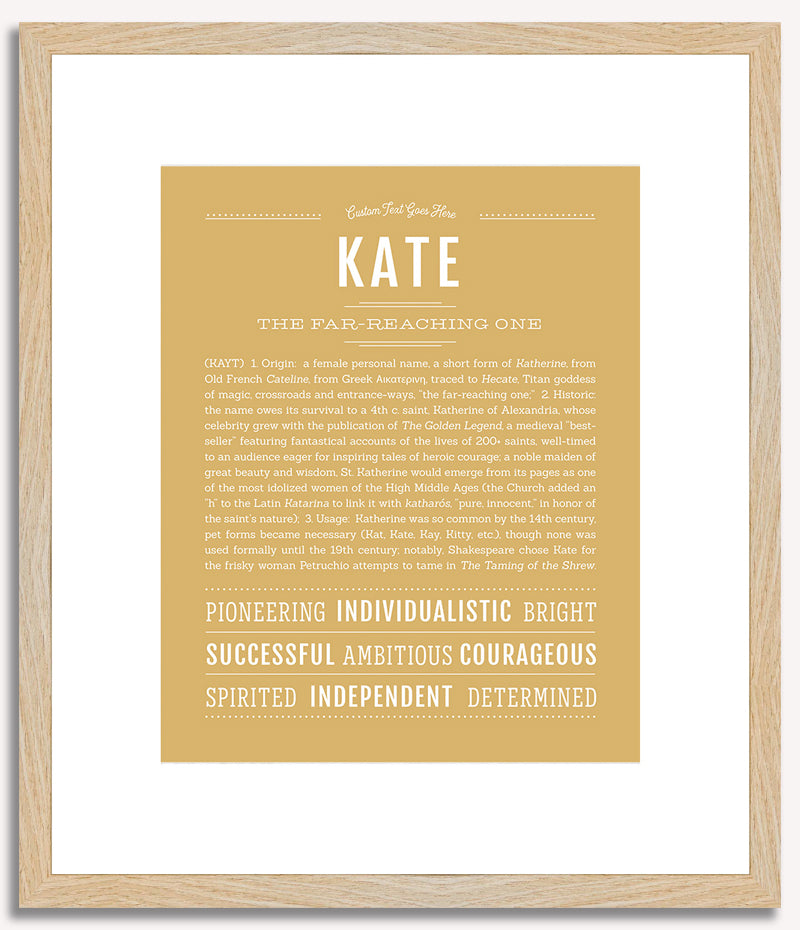 Kate | Name Art Print